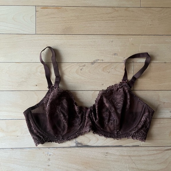 Savage X Fenty Brown Sugar Nude Unlined Demi Bra - Picture 3 of 8